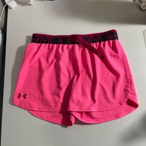 Under Armour Pink Girl’s Athletic Shorts
